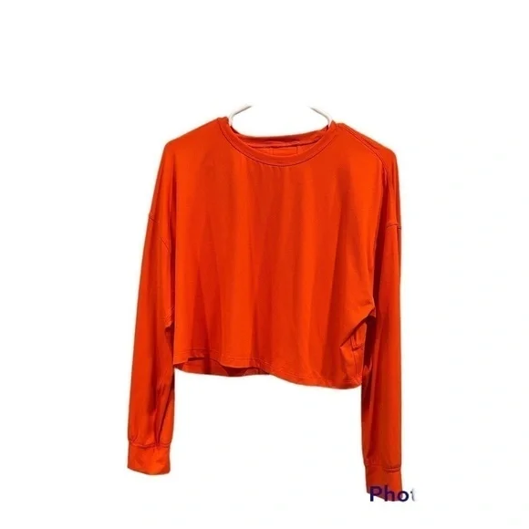 Lululemon Muscle Love Long Sleeve in Autumn Red Size 10